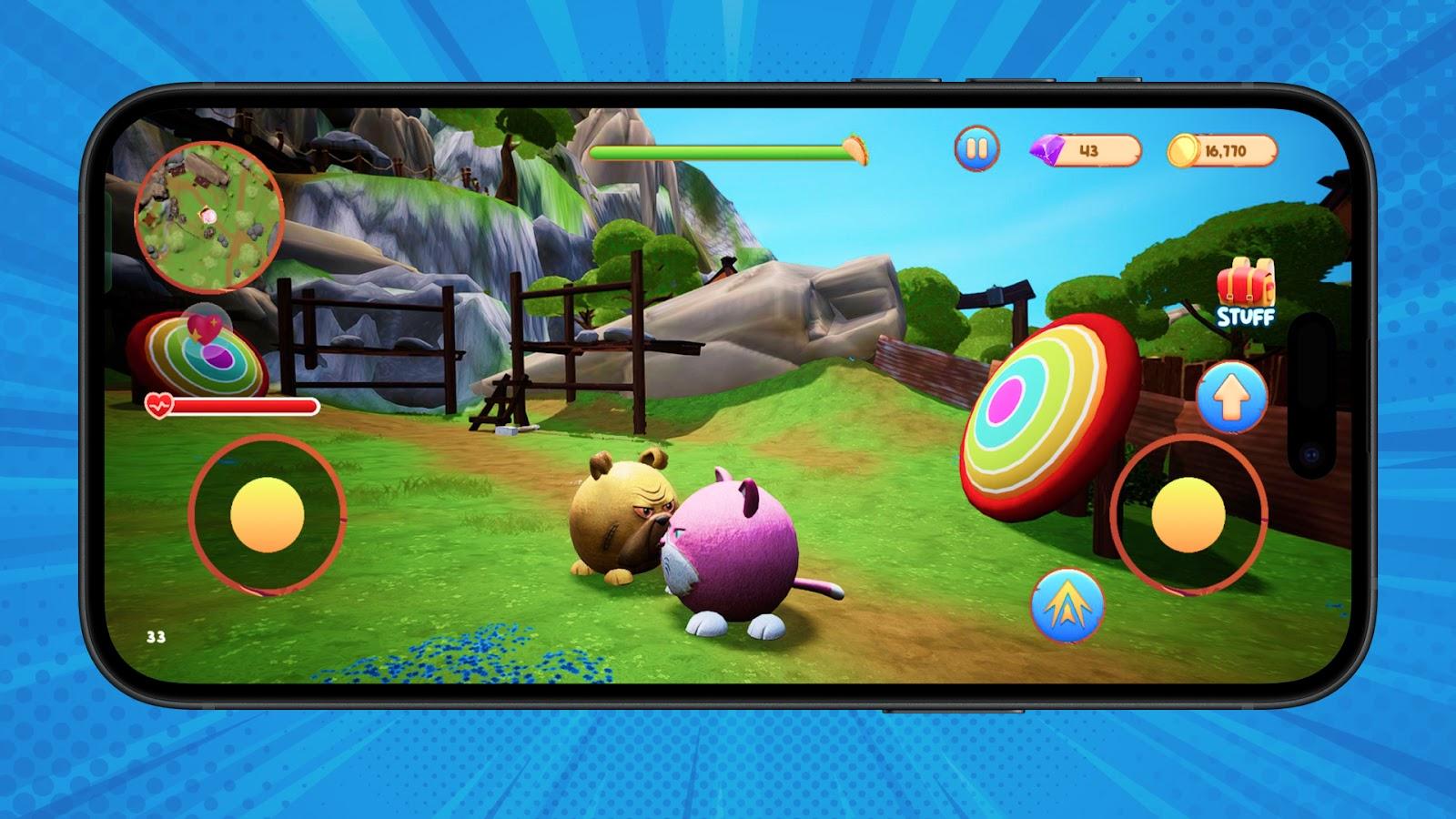 Hangry Petz mobile gameplay systems